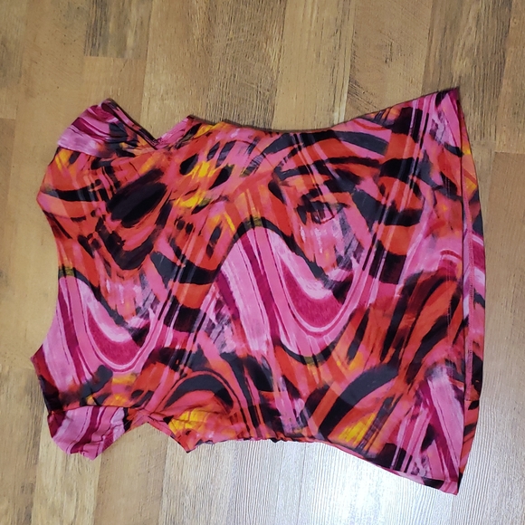 Worthington - Pink & Orange Top - Ladies Petite Large - Picture 8 of 12